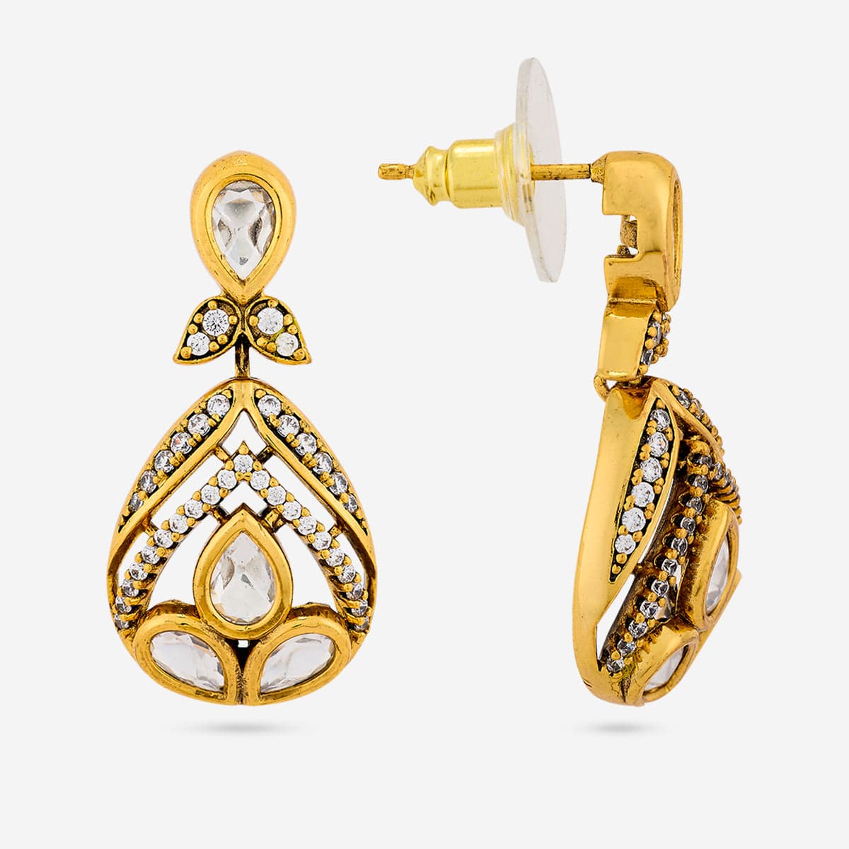 Kundan Earring 195202 - Image 4