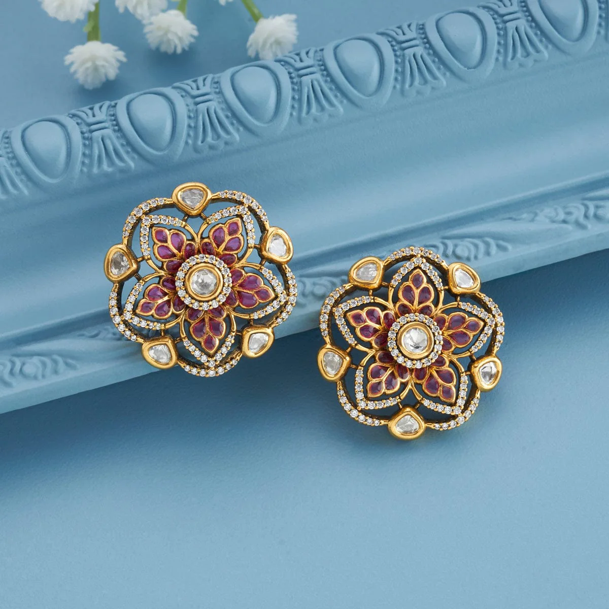 Kundan Earring 196767 - Image 2