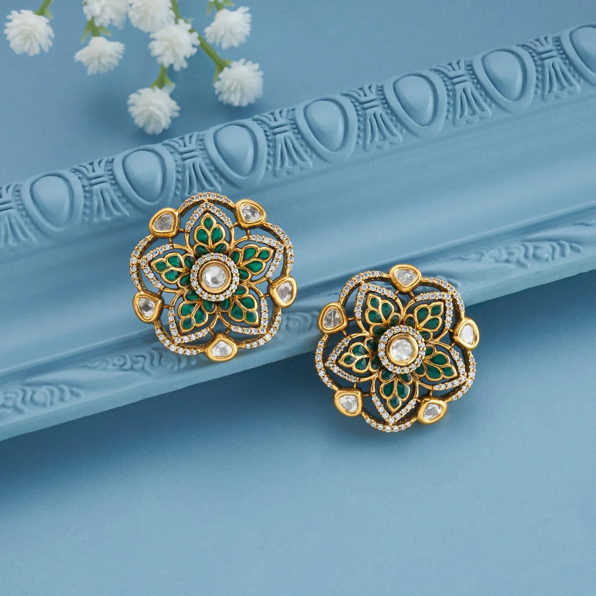 Kundan Earring 196767 - Image 5