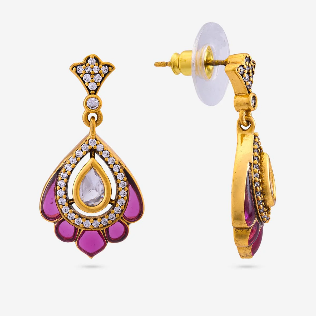 Kundan Earring 196768 - Image 3