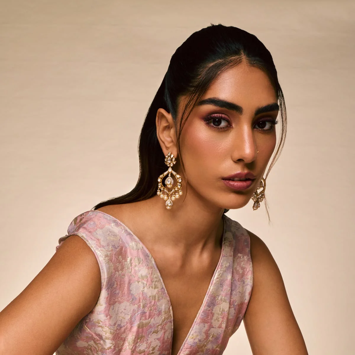 Kundan Earring 196770 - Image 3