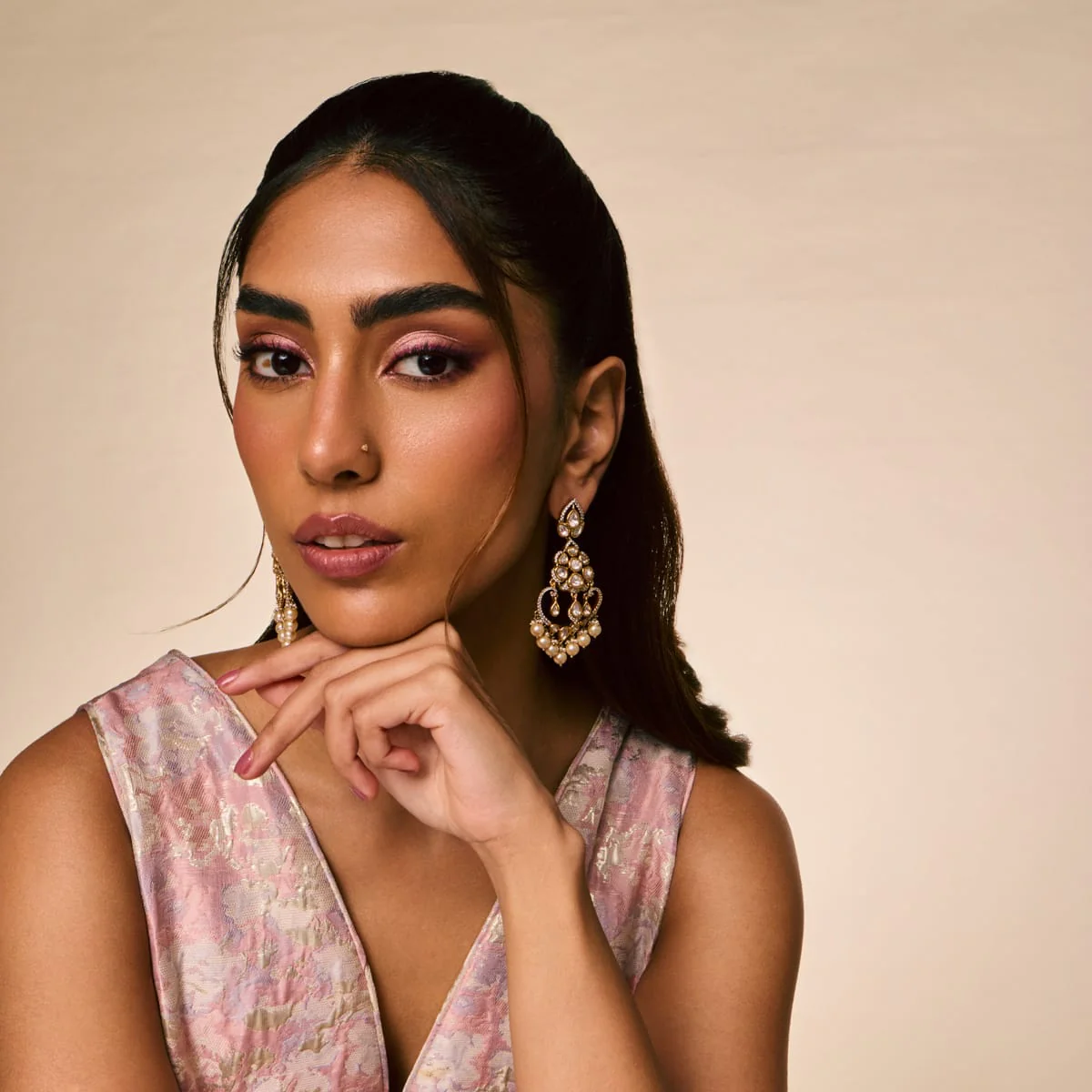 Kundan Earring 196771 - Image 3