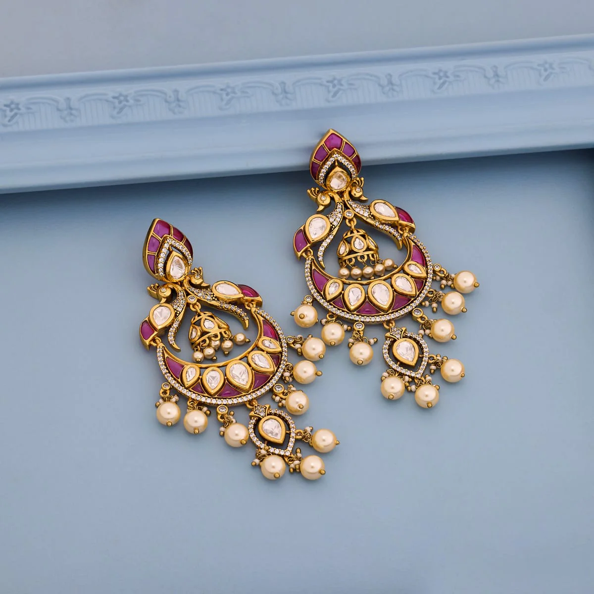 Kundan Earring 196772 - Image 2