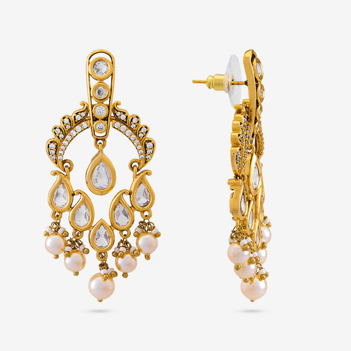 Kundan Earring 196873 - Image 4