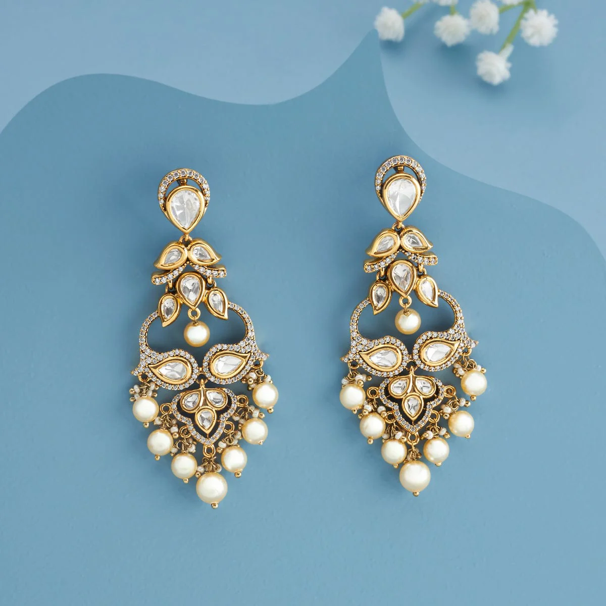 Kundan Earring 196874 - Image 2