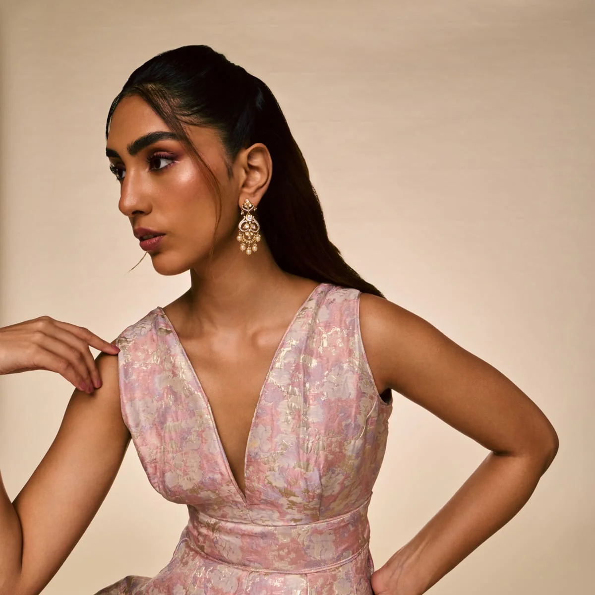 Kundan Earring 196882 - Image 3