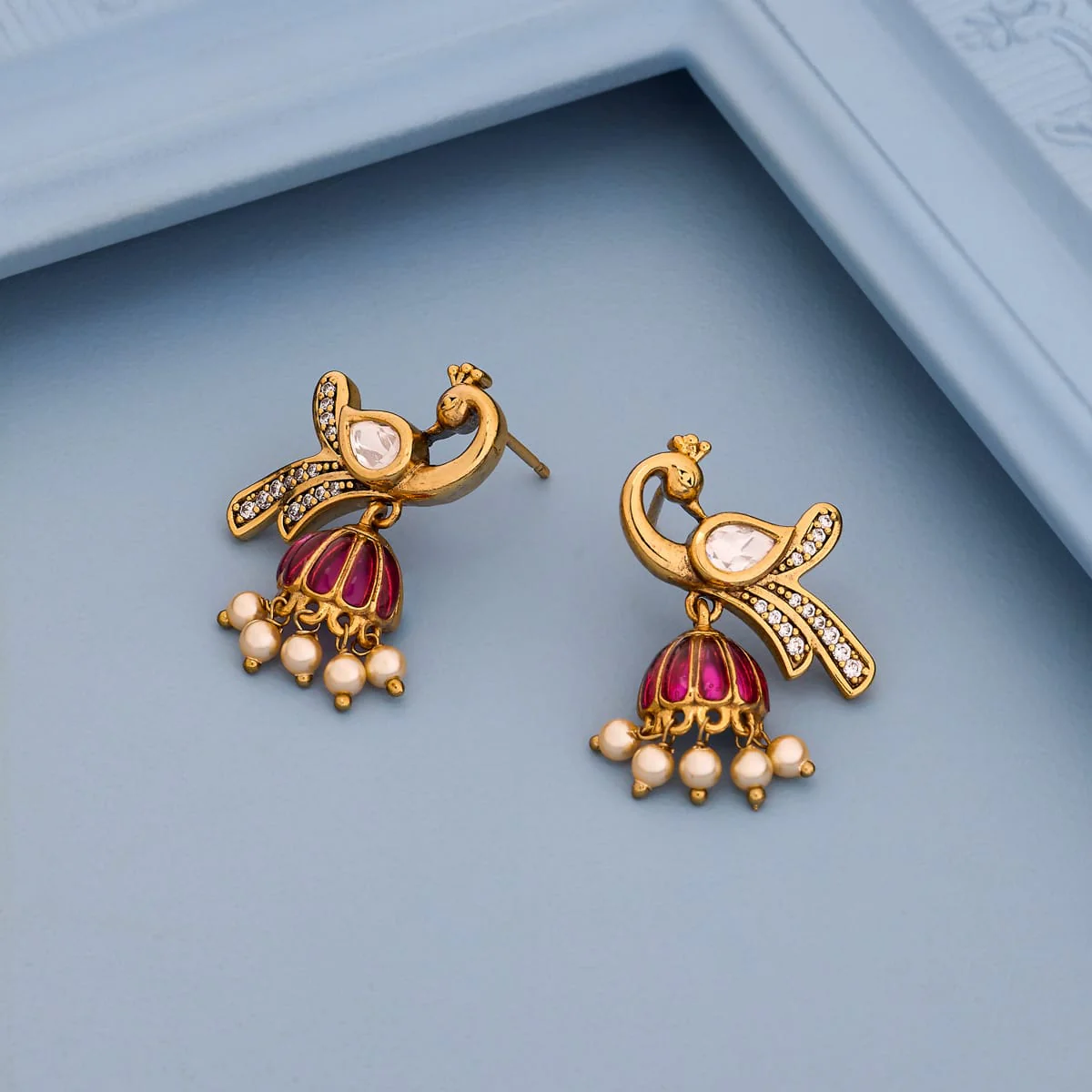 Kundan Earring 196883 - Image 2