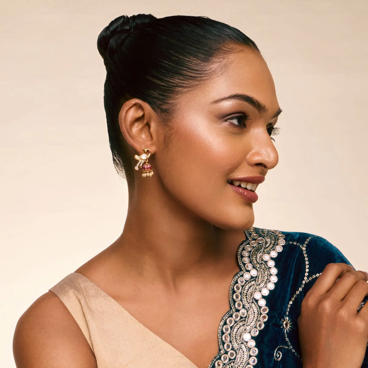 Kundan Earring 196883 - Image 3
