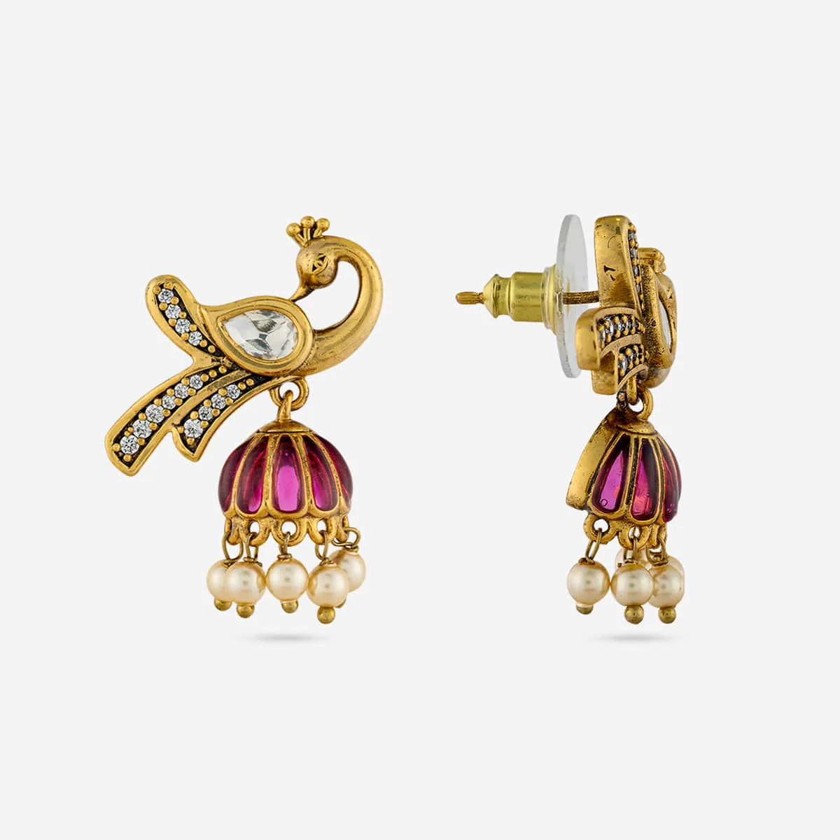 Kundan Earring 196883 - Image 4