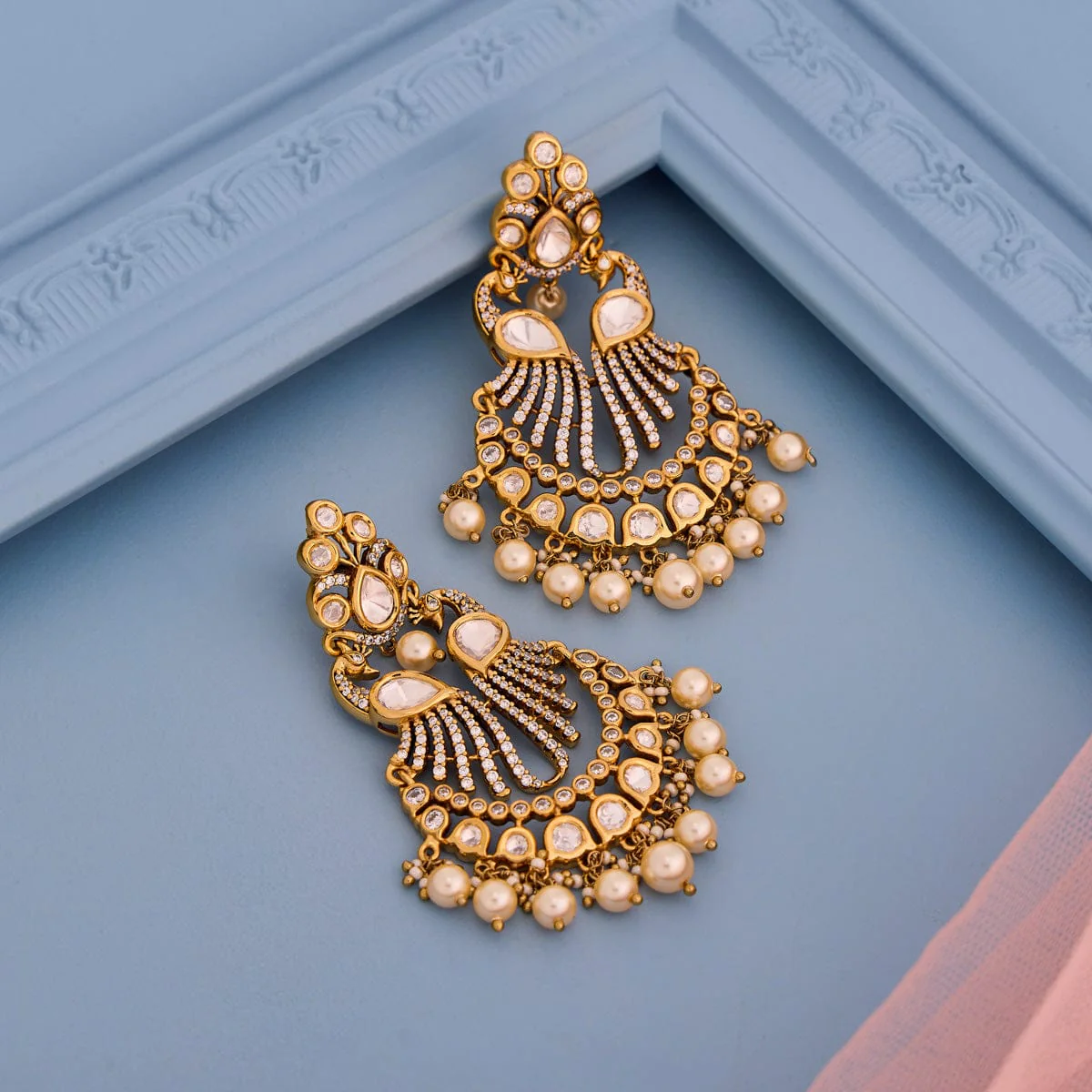Kundan Earring 196884 - Image 2