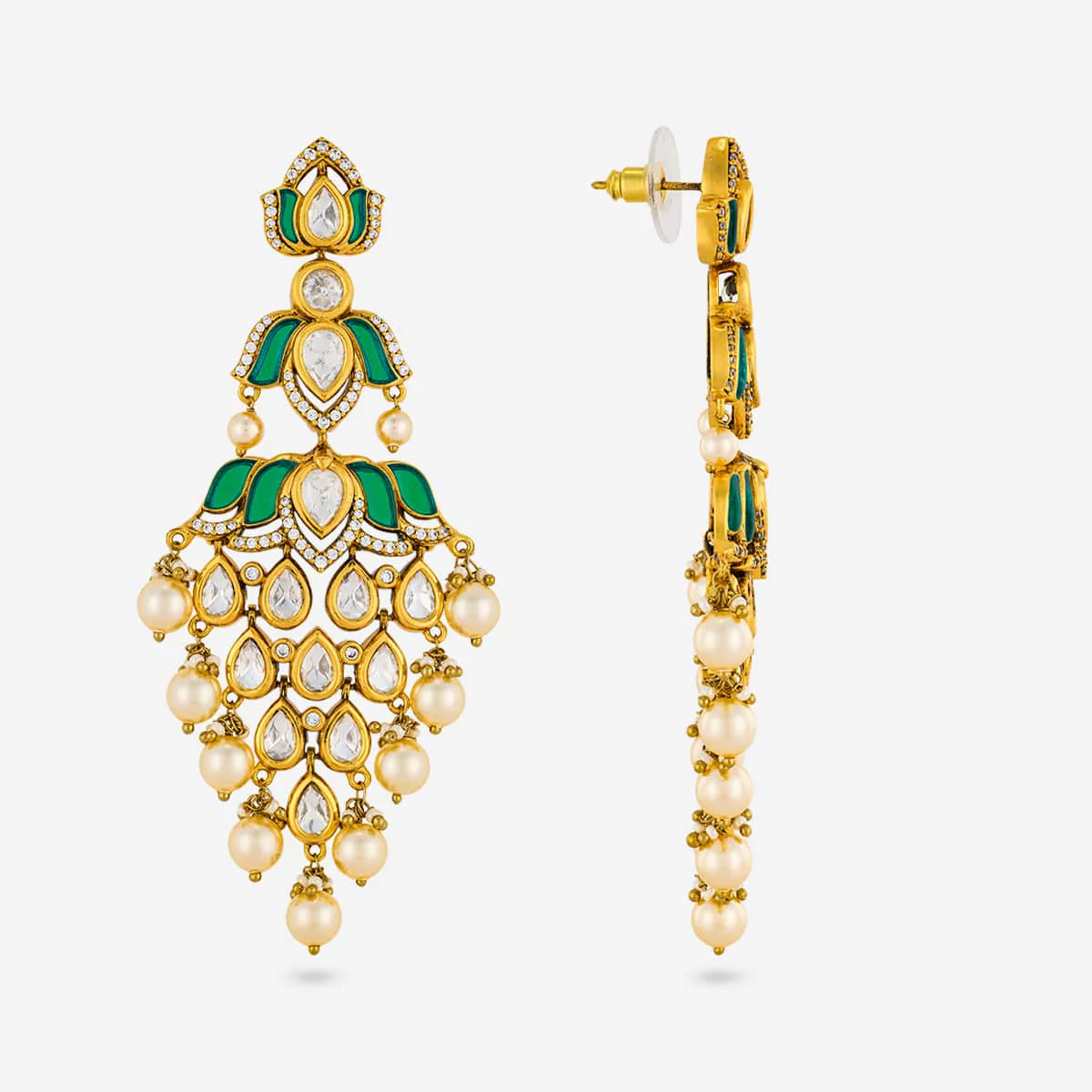 Kundan Earring 196885 - Image 7