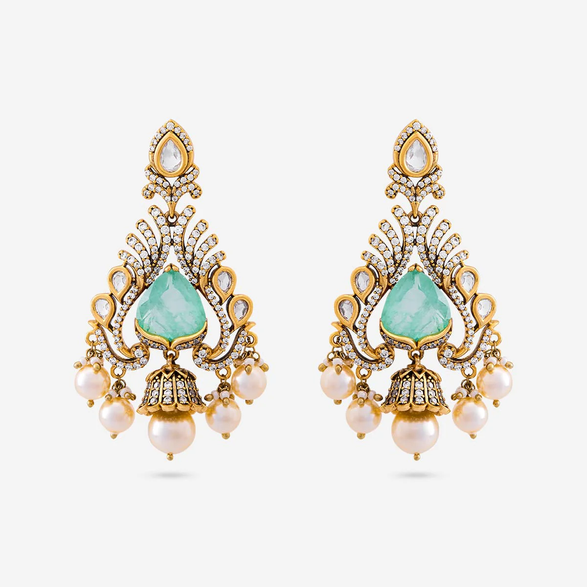 Kundan Earring 196886 - Image 10