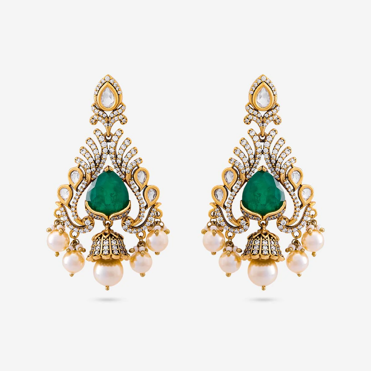 Kundan Earring 196886 - Image 4
