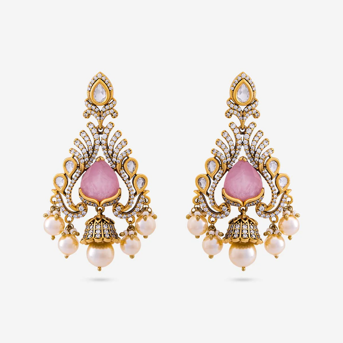 Kundan Earring 196886 - Image 7