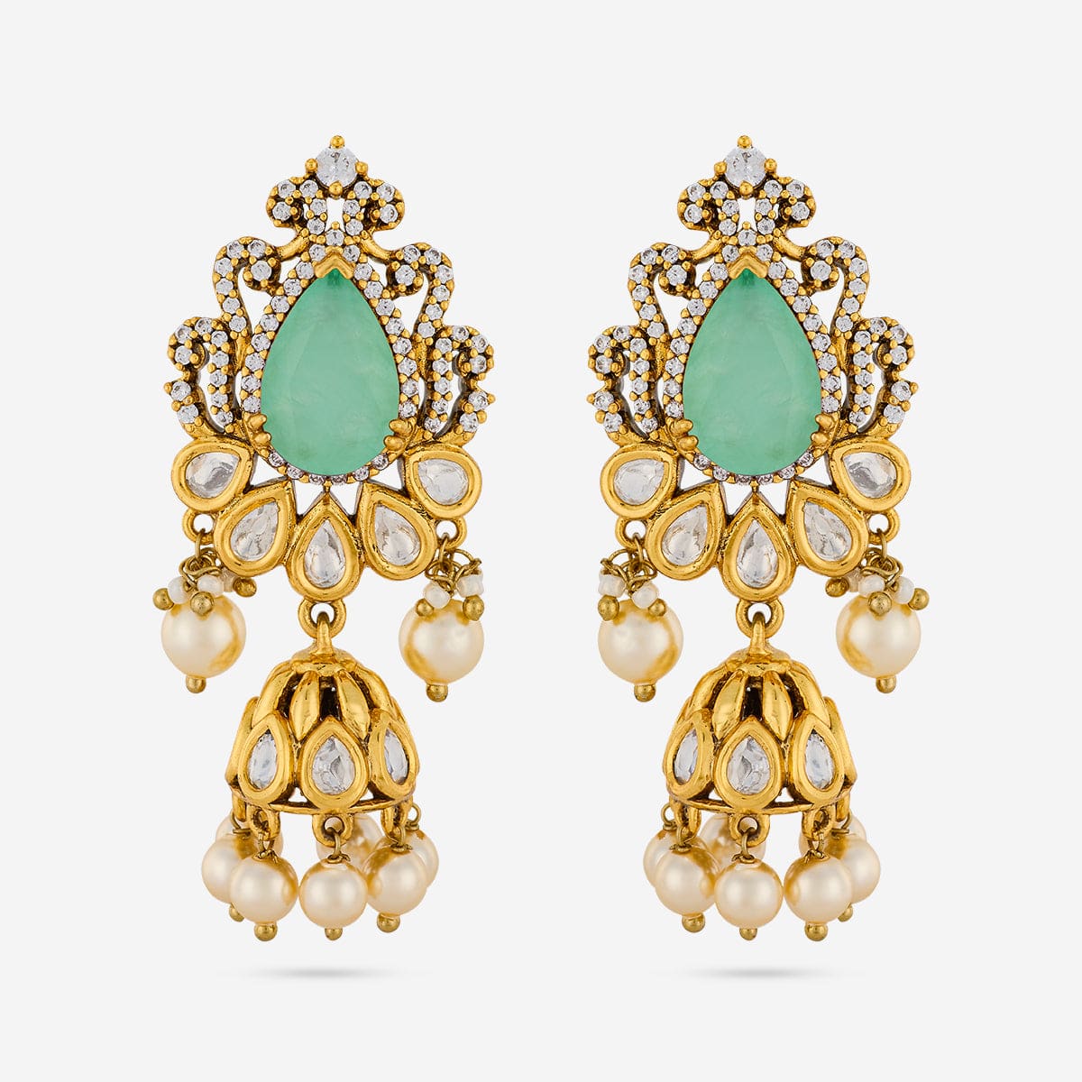 Kundan Earring 196889 - Image 11