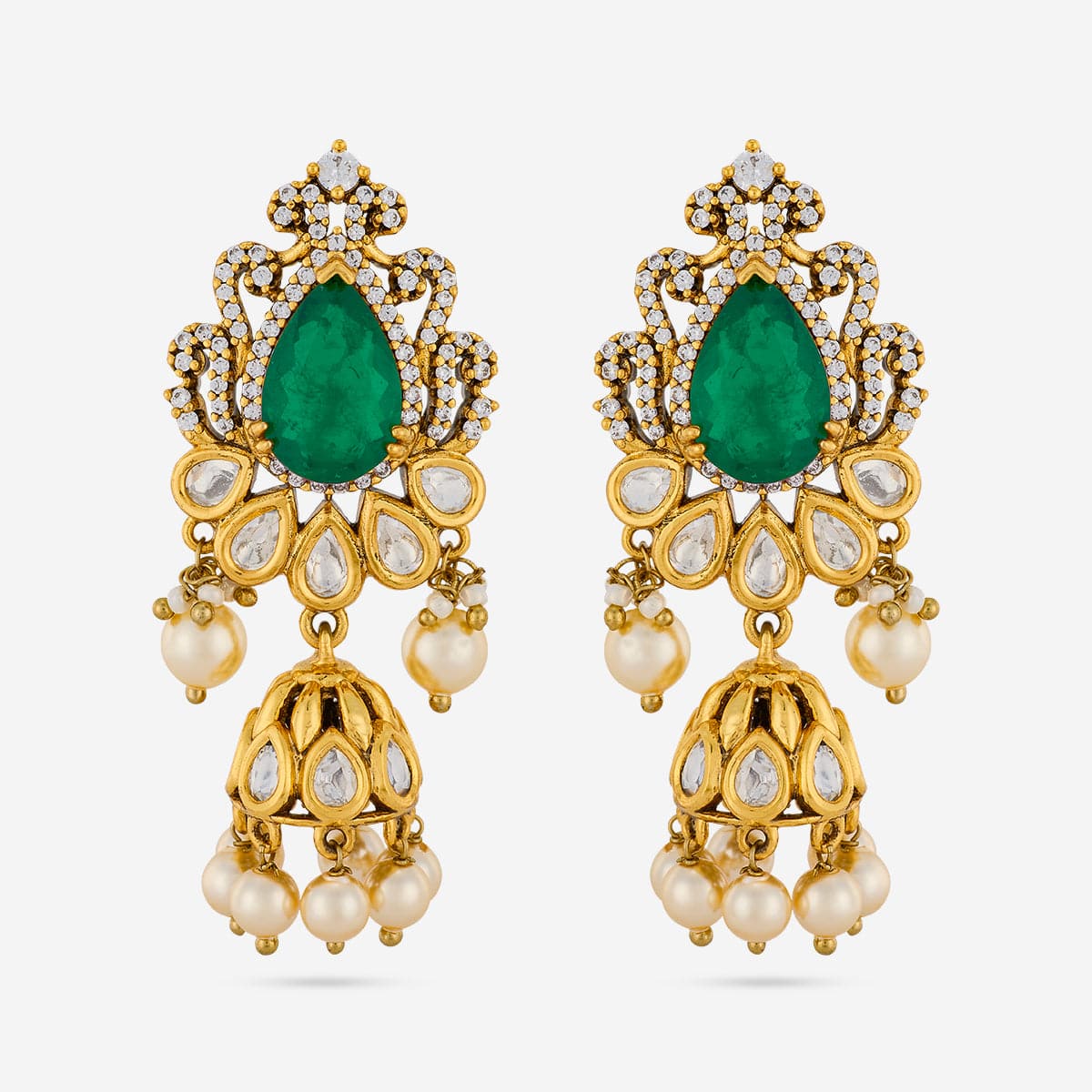 Kundan Earring 196889 - Image 4