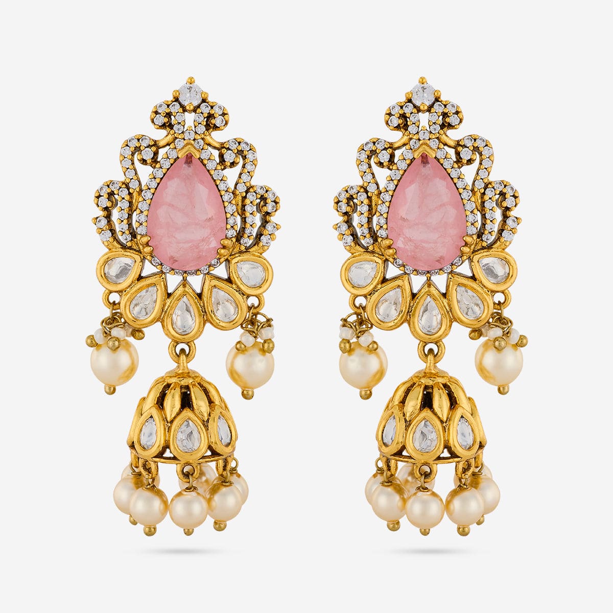 Kundan Earring 196889 - Image 8