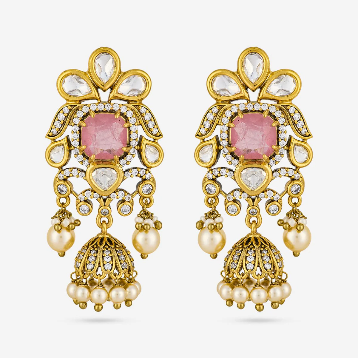 Kundan Earring 196890 - Image 7