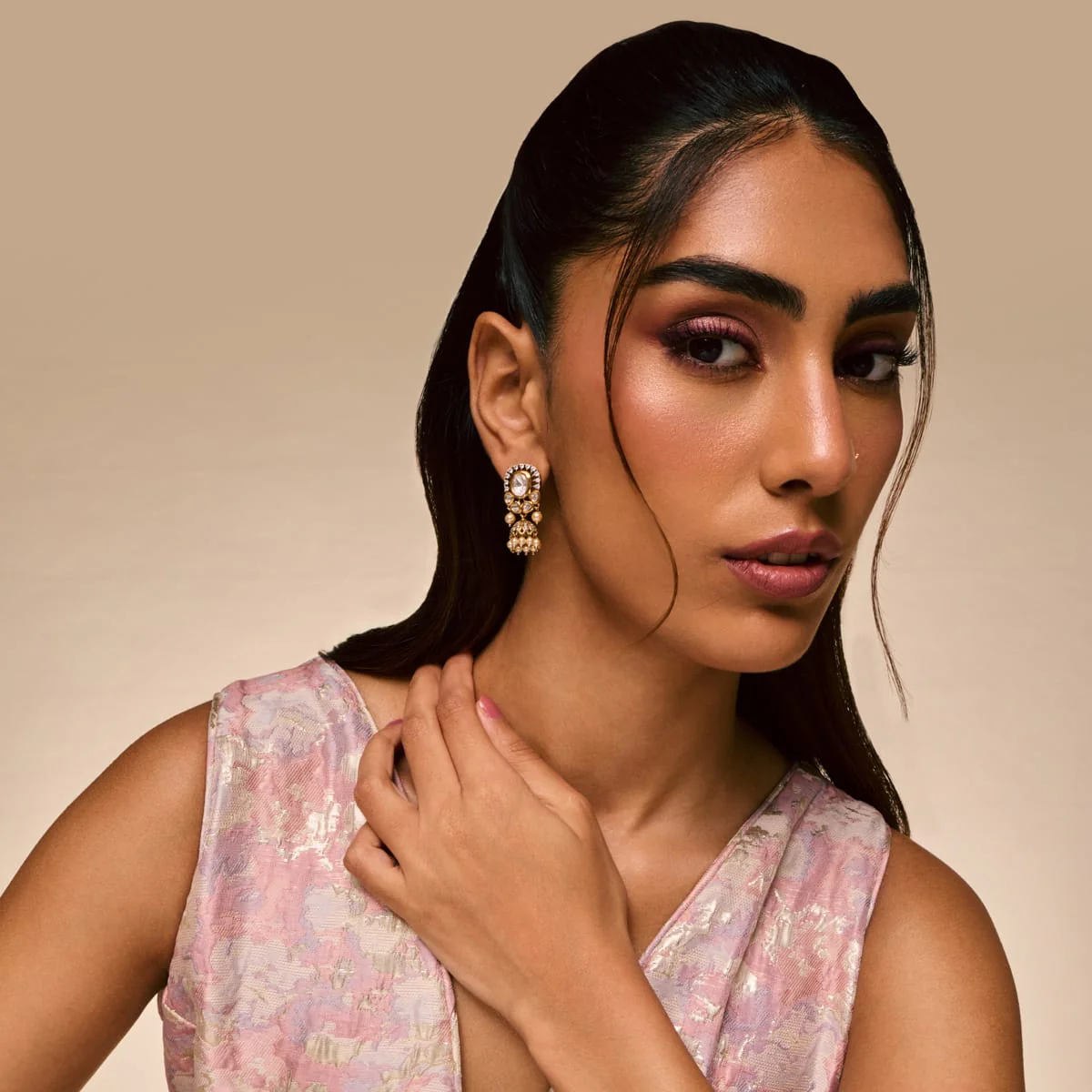 Kundan Earring 196891 - Image 3
