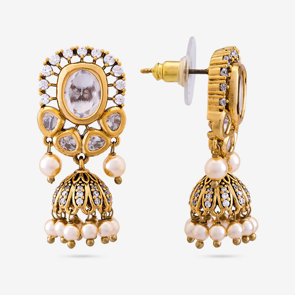 Kundan Earring 196891 - Image 4