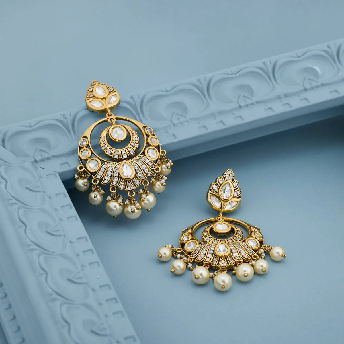 Kundan Earring 197182 - Image 2