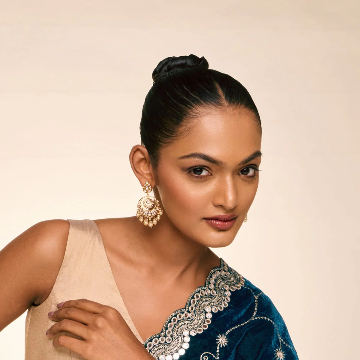 Kundan Earring 197182 - Image 3
