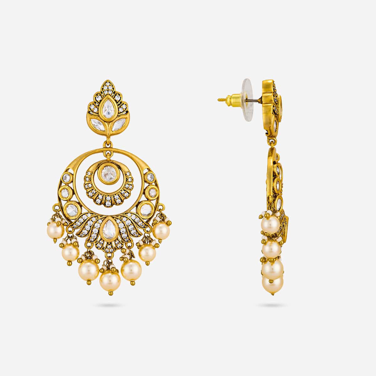 Kundan Earring 197182 - Image 4