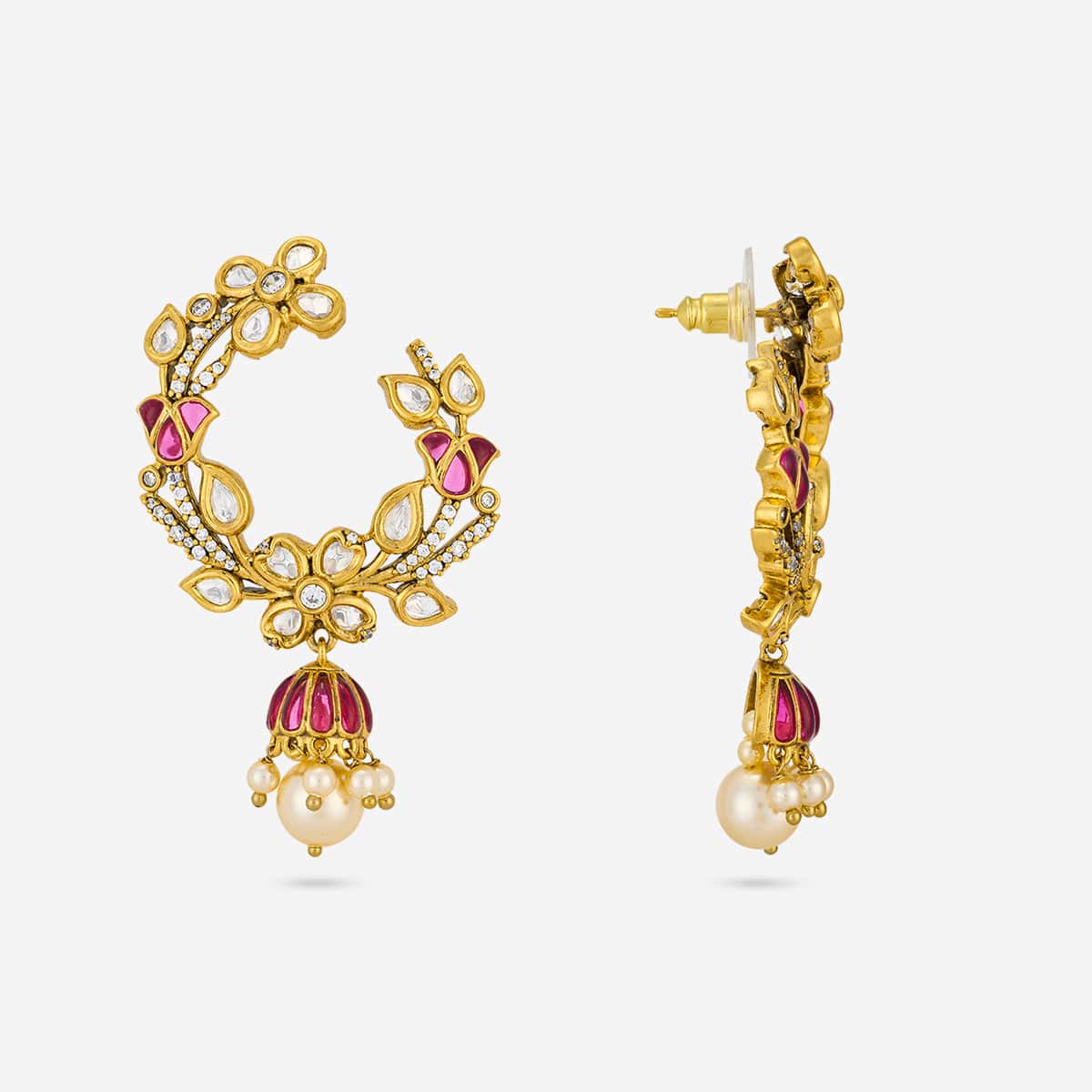 Kundan Earring 197183 - Image 3