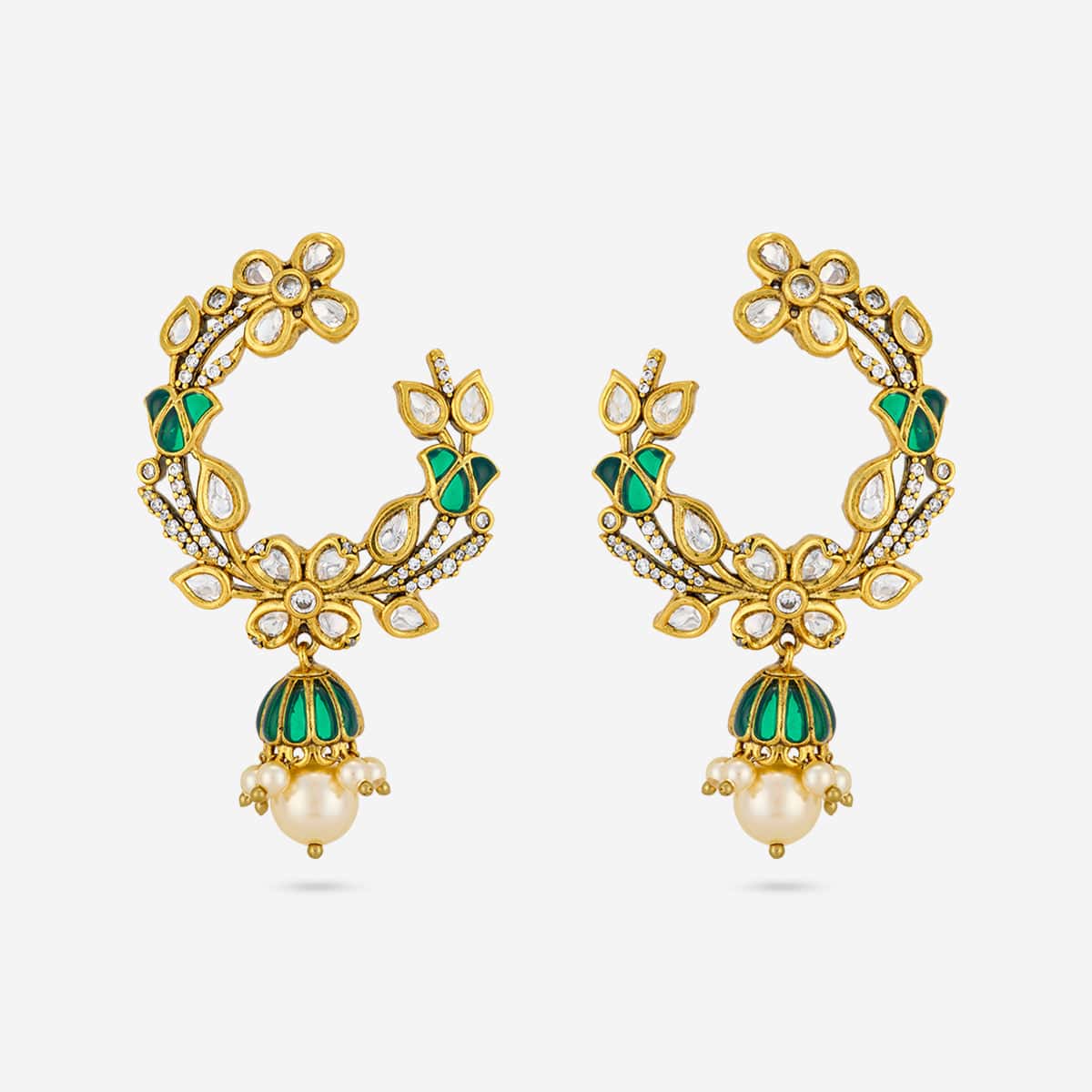 Kundan Earring 197183 - Image 4