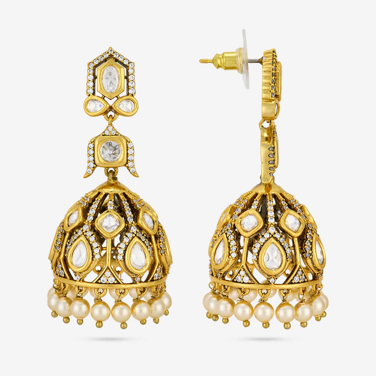 Kundan Earring 197184 - Image 4