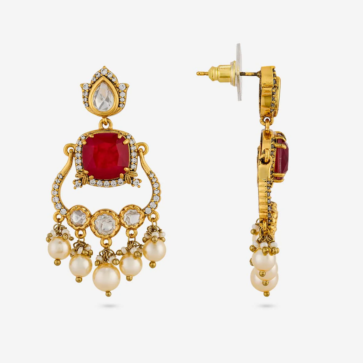 Kundan Earring 197793 - Image 3
