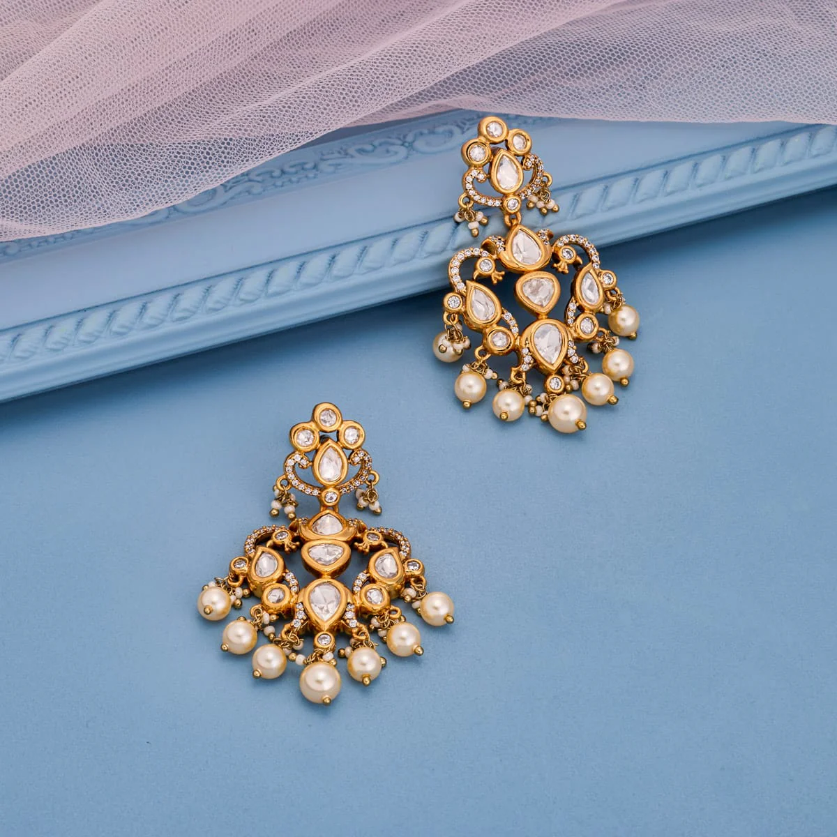 Kundan Earring 197794 - Image 2