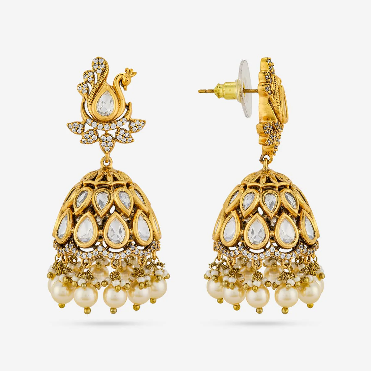 Kundan Earring 197803 - Image 3