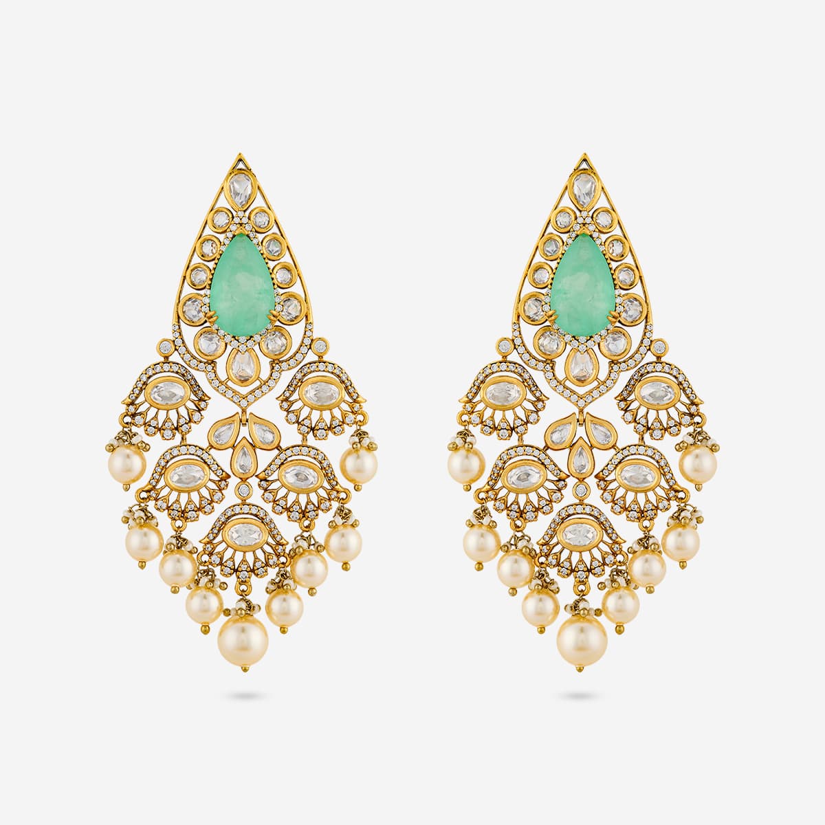 Kundan Earring 197808 - Image 4