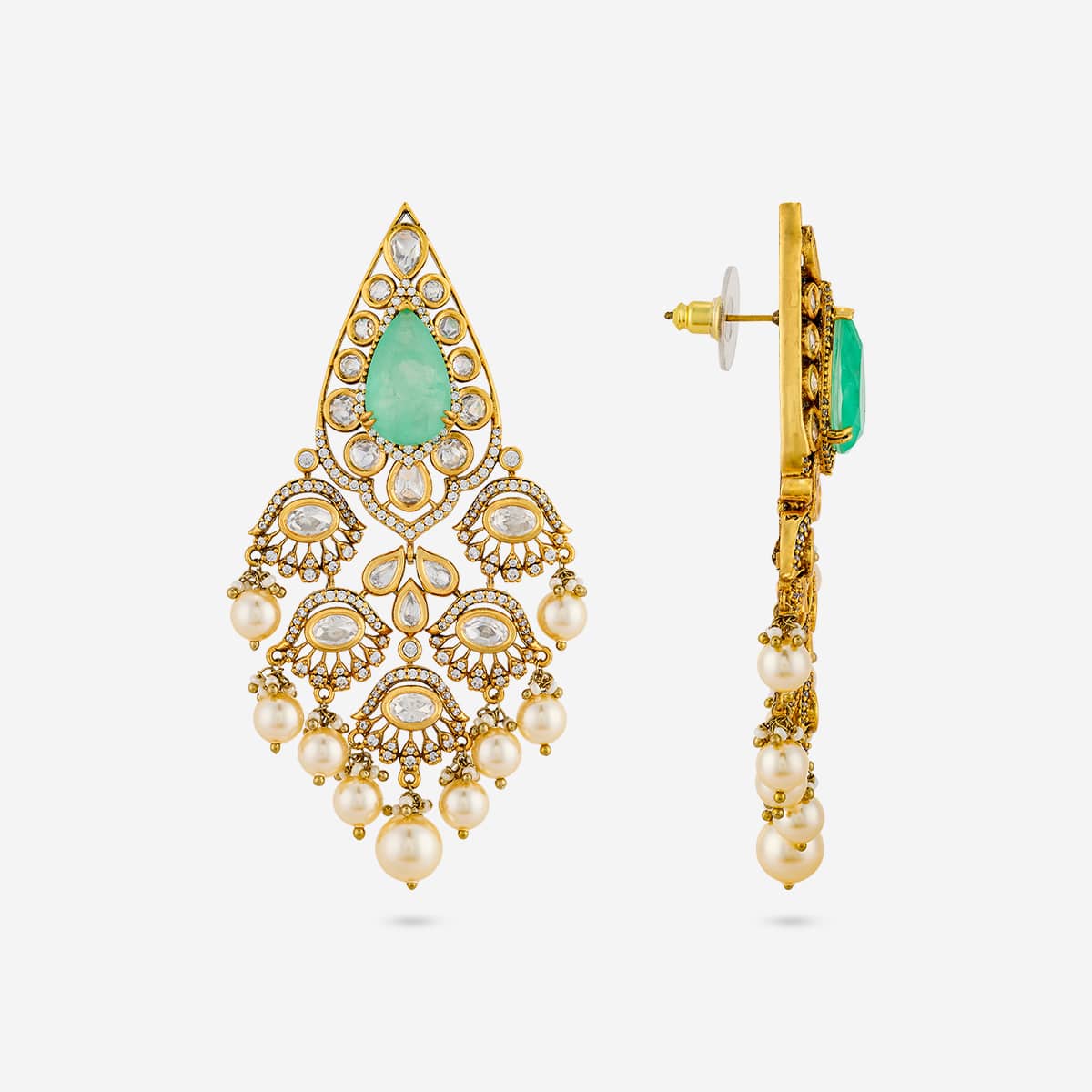 Kundan Earring 197808 - Image 6