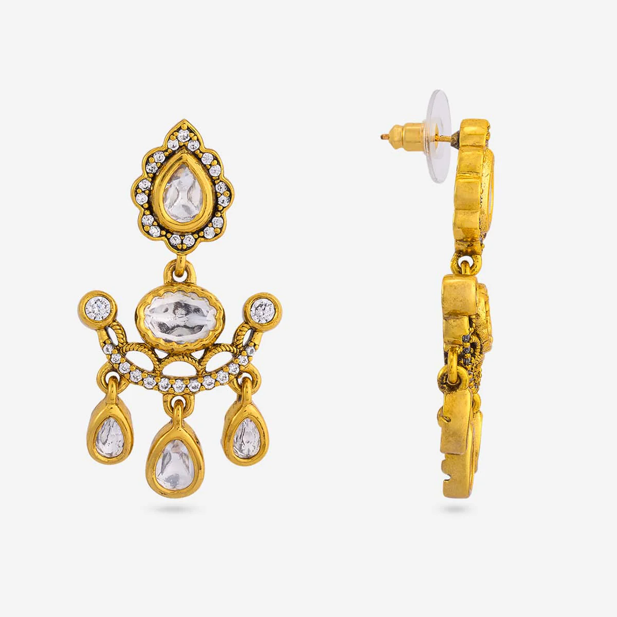 Kundan Earring 197843 - Image 3