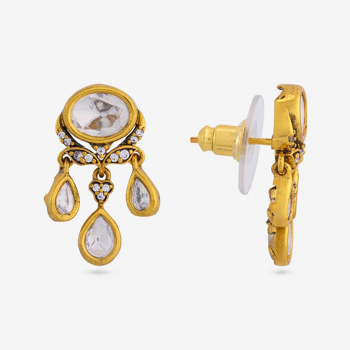 Kundan Earring 197867 - Image 3