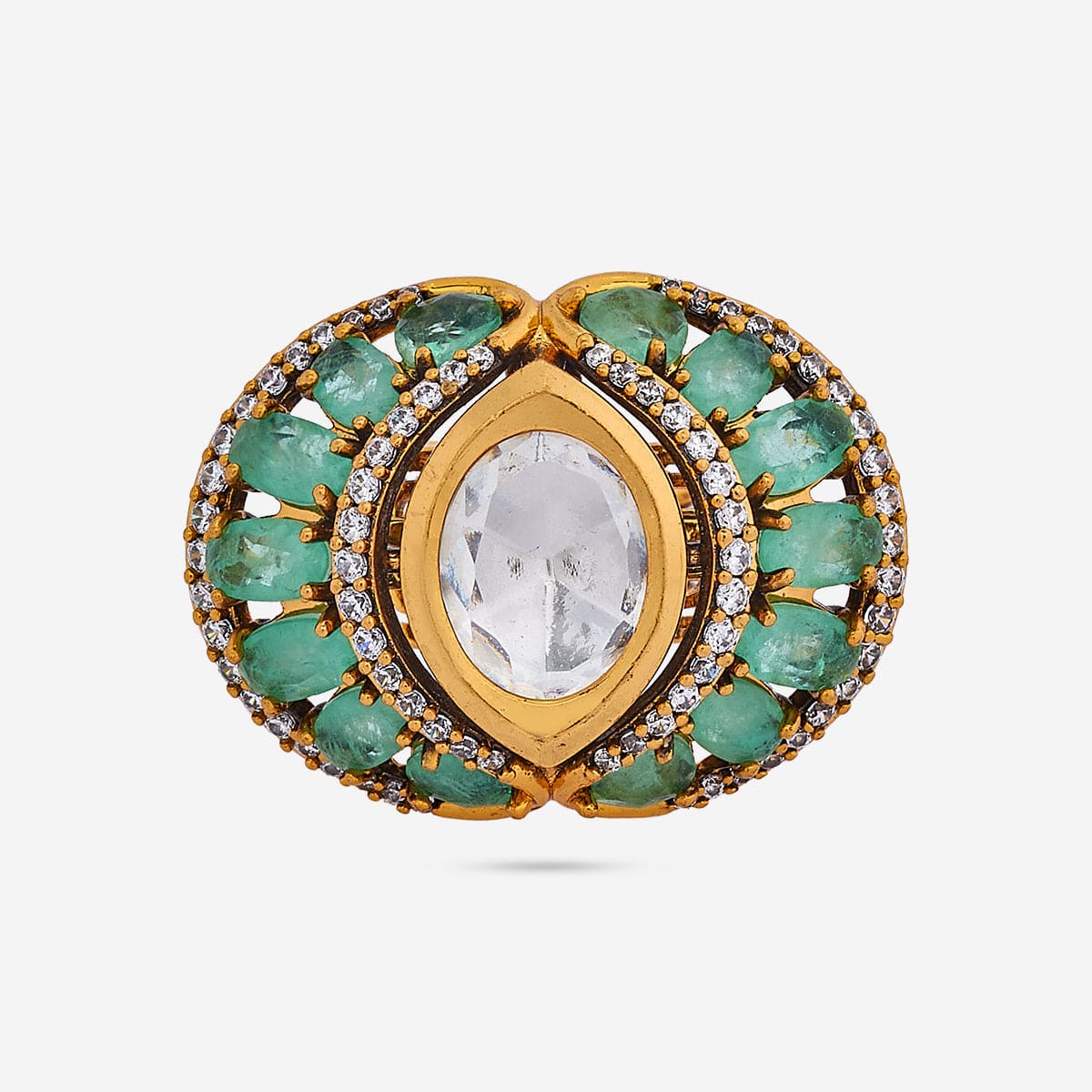 Kundan Finger Ring 184812 - Image 12