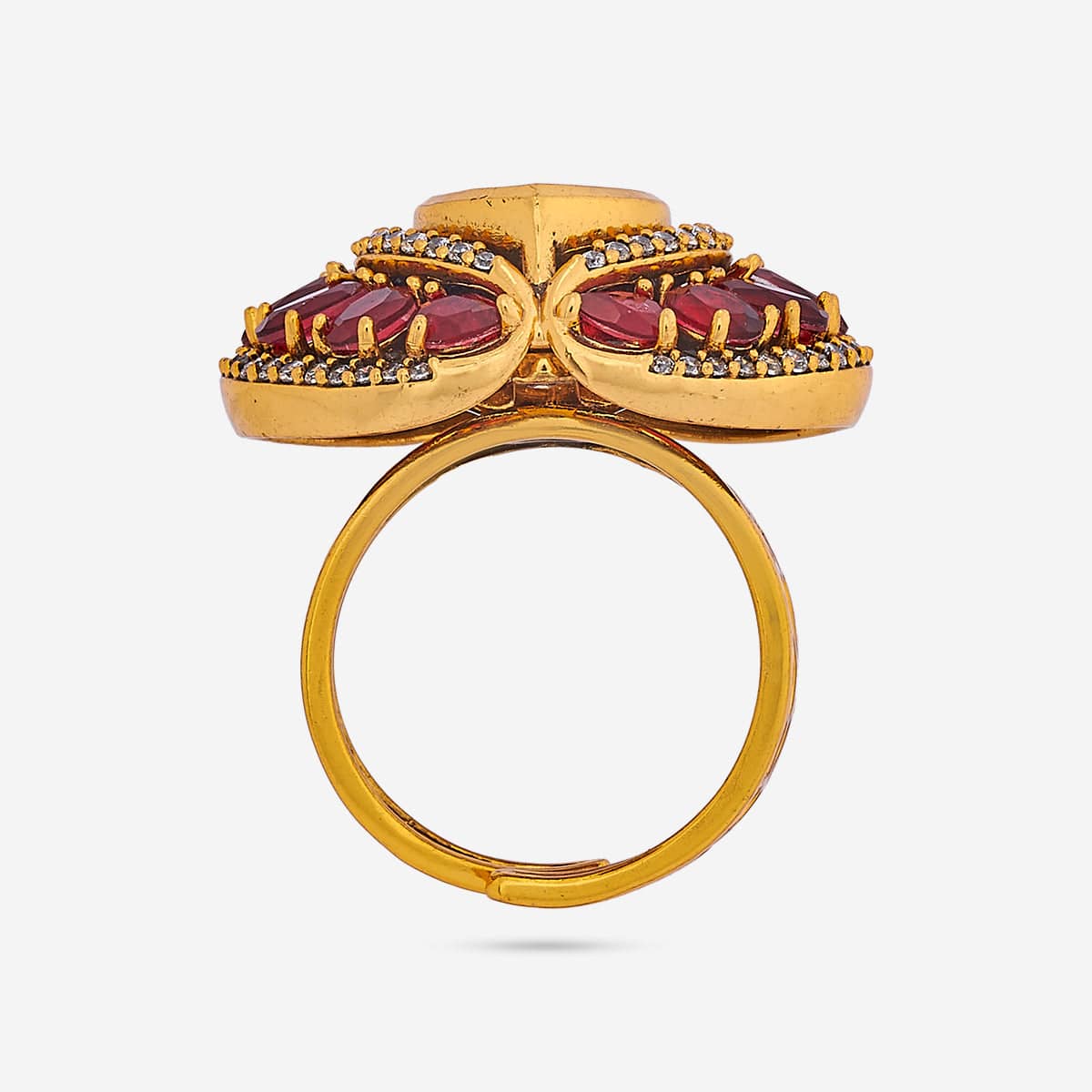 Kundan Finger Ring 184812 - Image 5