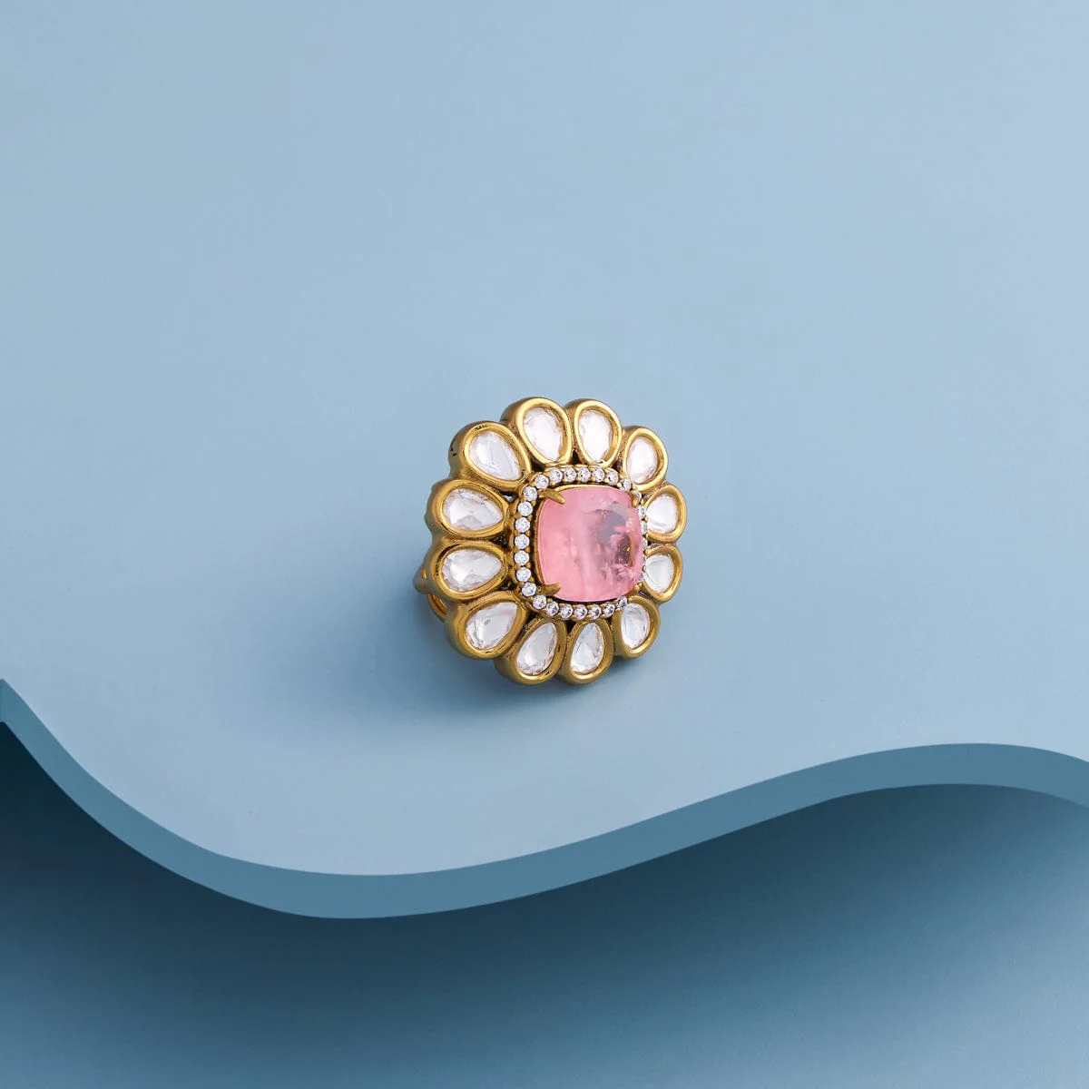 Kundan Finger Ring 187766 - Image 10