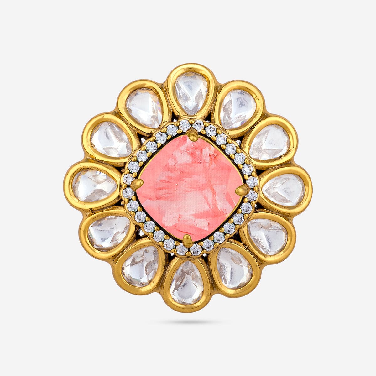 Kundan Finger Ring 187766 - Image 11