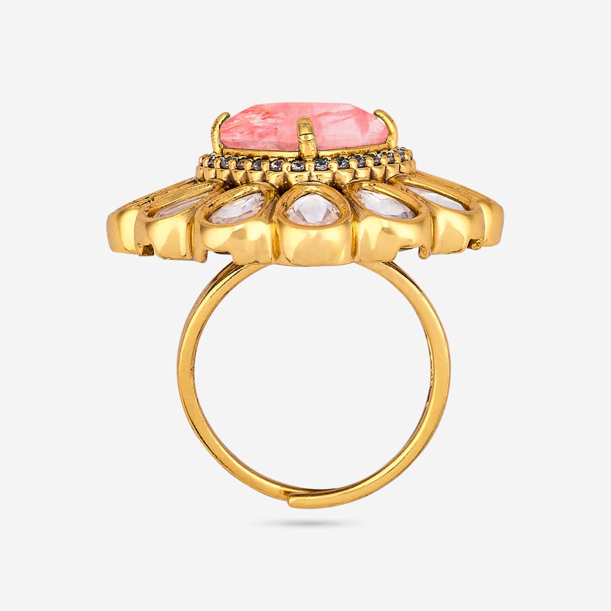Kundan Finger Ring 187766 - Image 12