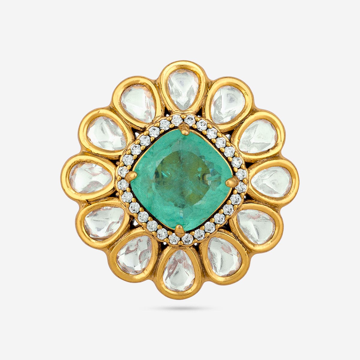 Kundan Finger Ring 187766 - Image 16