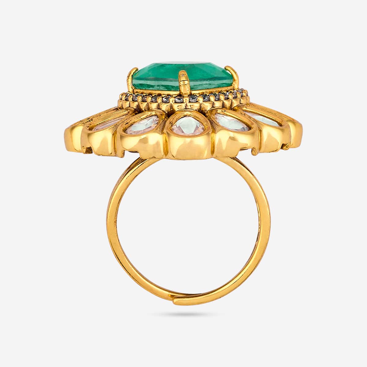 Kundan Finger Ring 187766 - Image 17