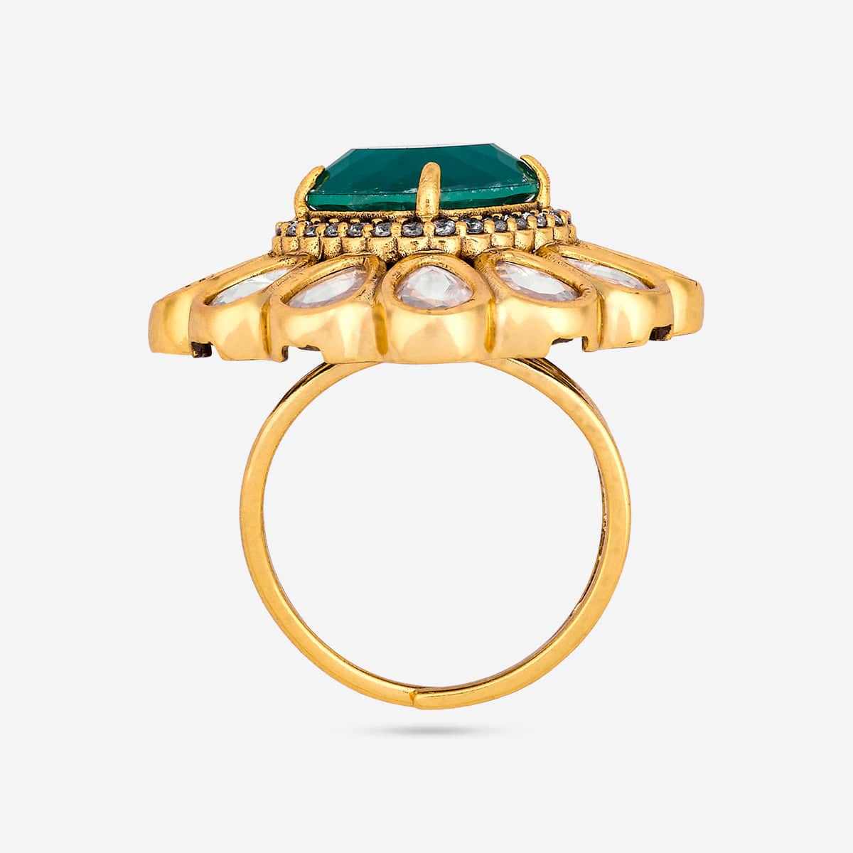 Kundan Finger Ring 187766 - Image 8