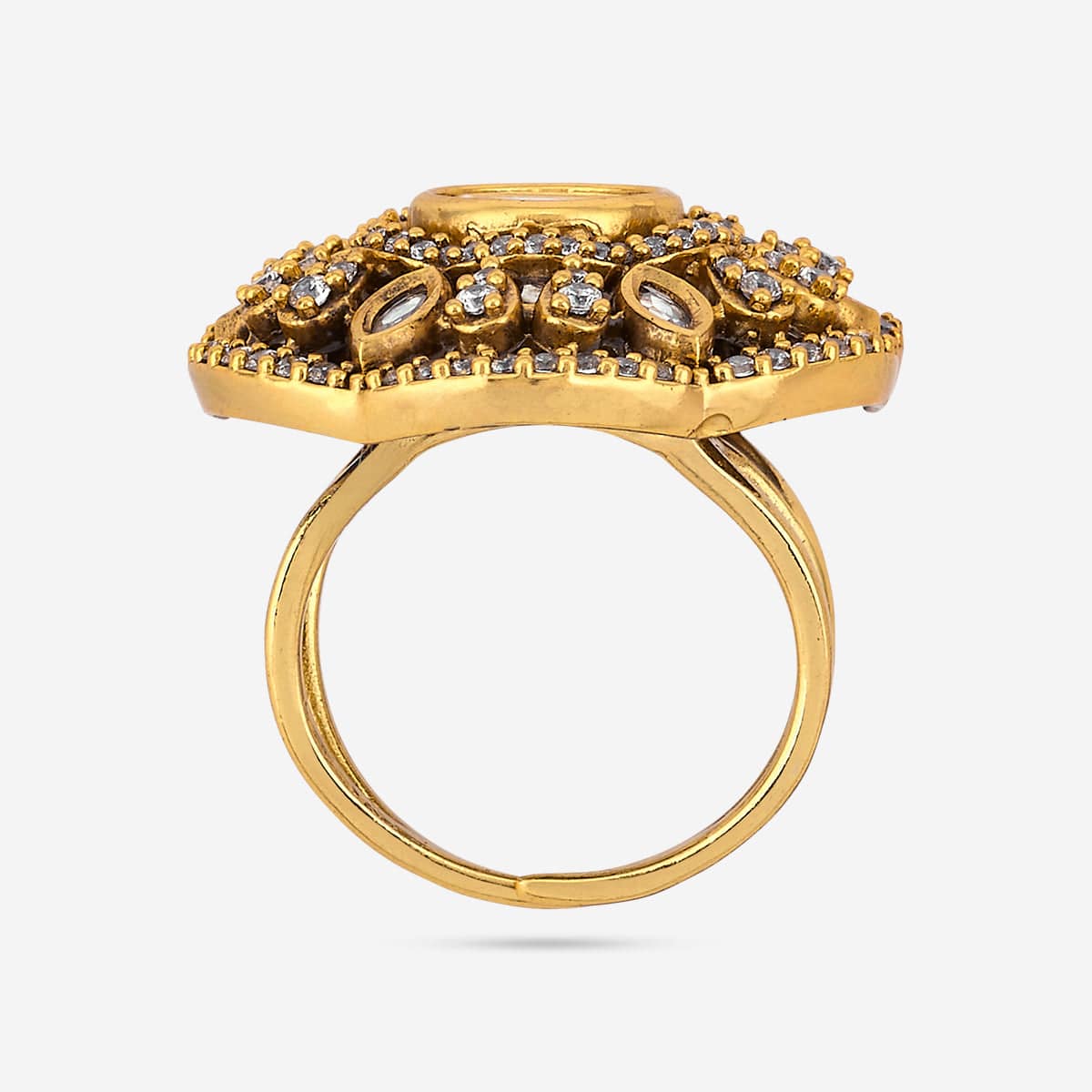 Kundan Finger Ring 187767 - Image 5