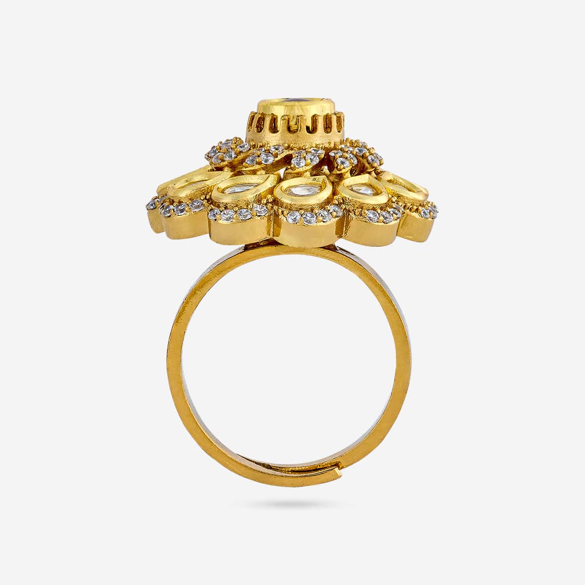Kundan Finger Ring 187899 - Image 5