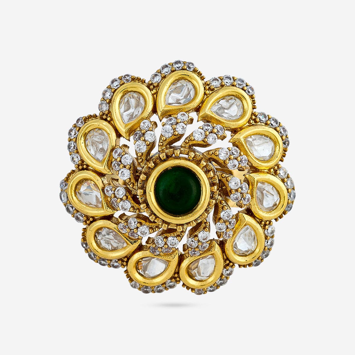 Kundan Finger Ring 187899 - Image 8