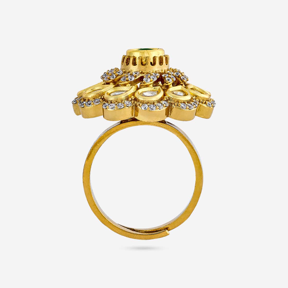 Kundan Finger Ring 187899 - Image 9