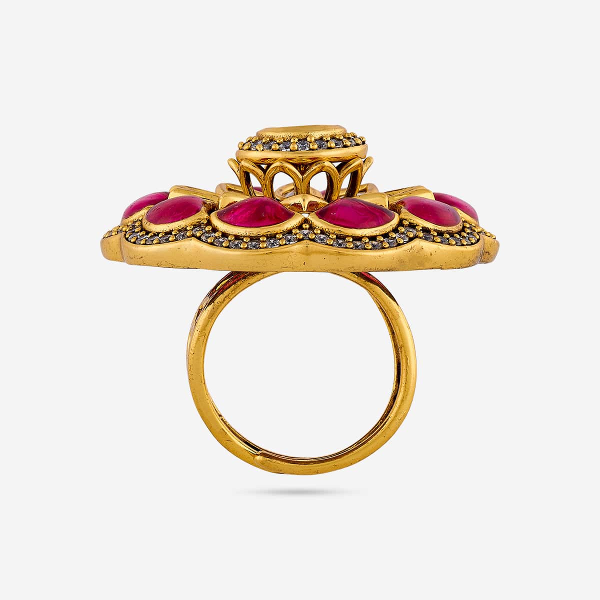 Kundan Finger Ring 189200 - Image 4